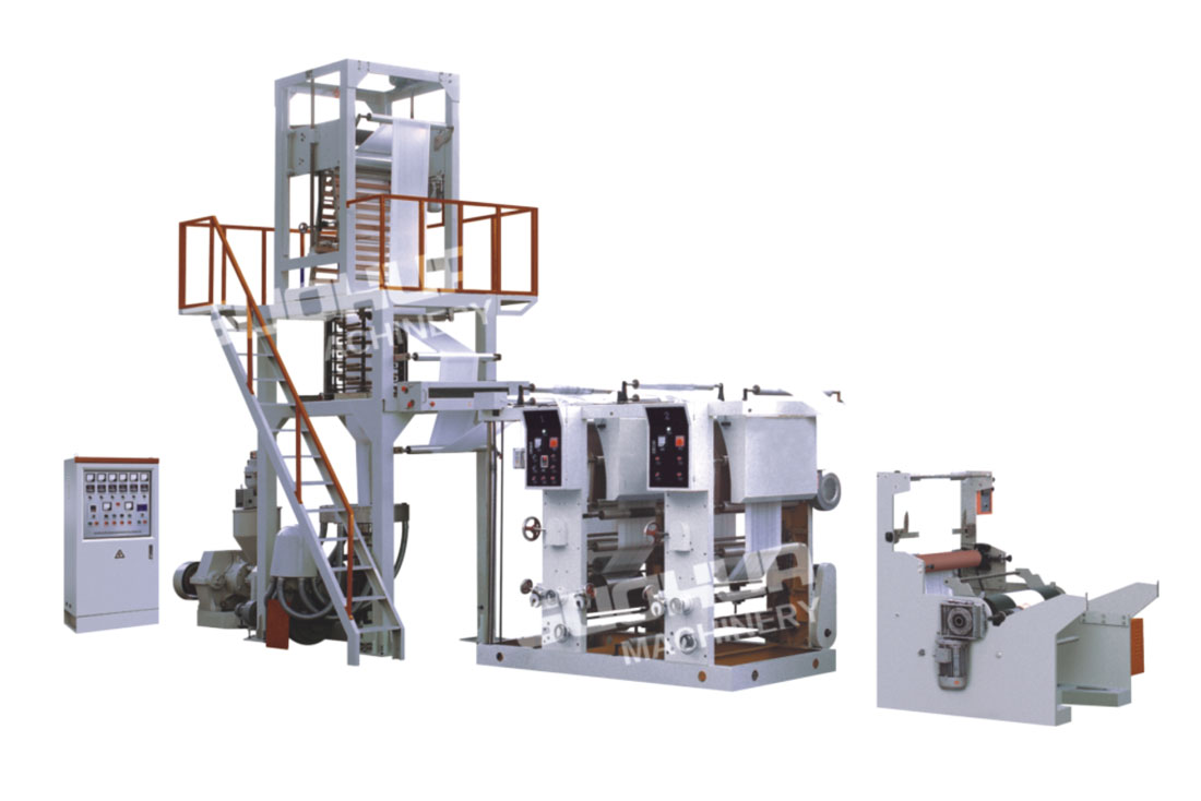 PE Blown Film Rotogravure Printing Line Machine